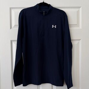 Under Armour Dark Blue Long Sleeve Quarter Zip